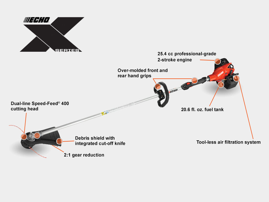 Echo | SRM-2620T - X-Series Gas Torque String Trim